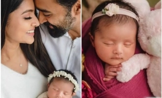 Sneha shares cute photos of baby girl on Prasanna's birthday!