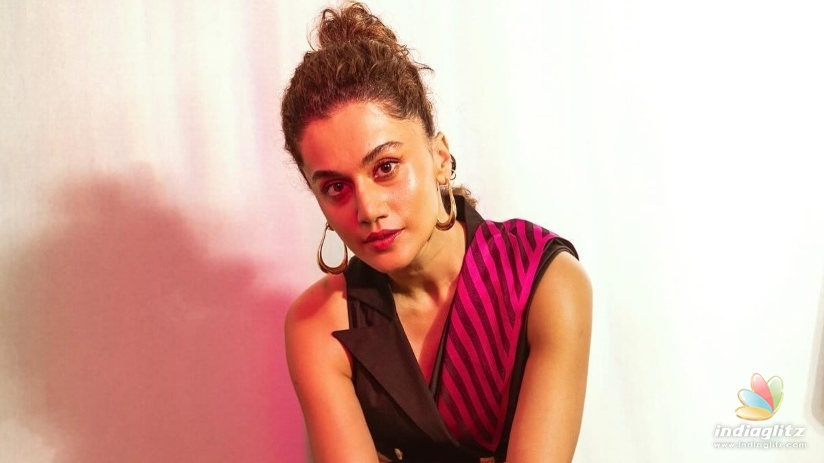 Actress Taapsee Pannu opens up on her secret marriage: “The intention was never to keep it a secret.”