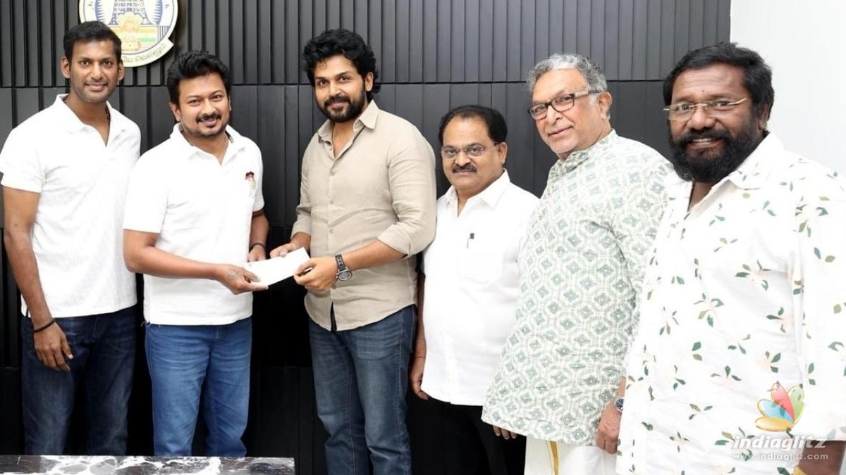 Minister Udhayanidhi Stalin extends helping hand for the Nadigar Sangam building!