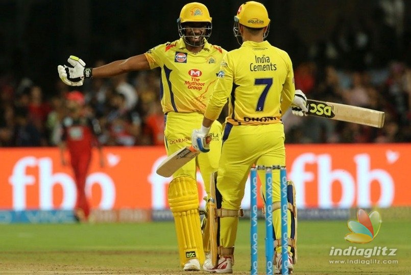 Rayudu, Dhoni’s fireworks help CSK beat RCB by five wickets