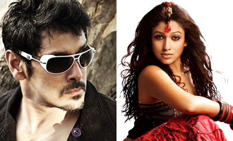 Nayan with Vikram in Gautham's 'Dhruva Natchathiram'