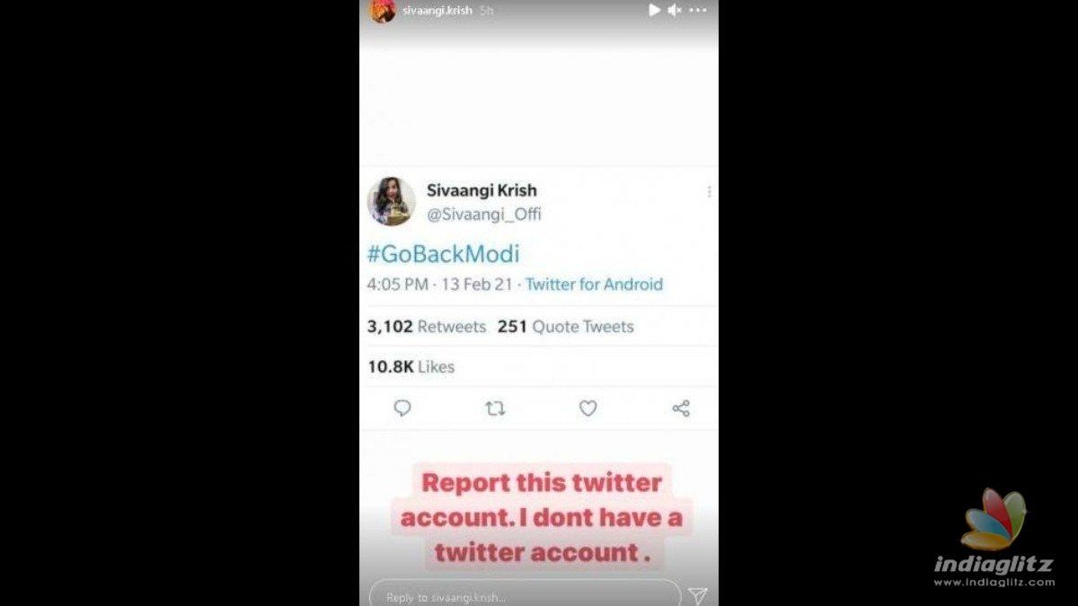 Cook with Comali Sivaangis important clarification on viral tweet!