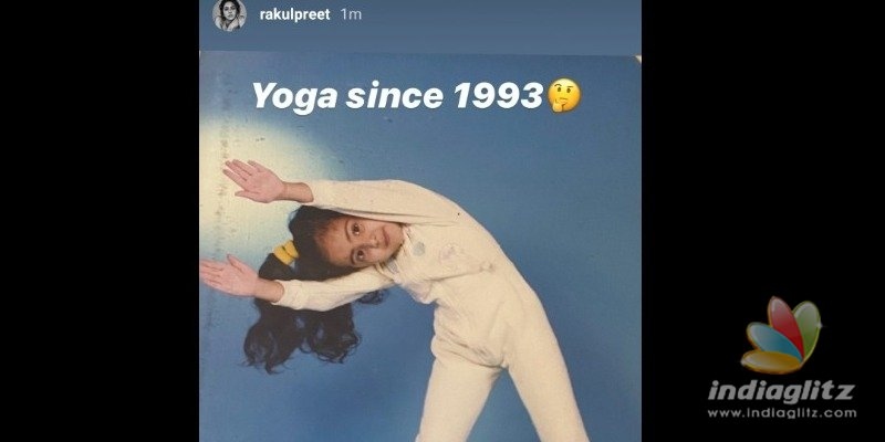 Rakul Preet Singhs cute photo reveals fitness craze from childhood!