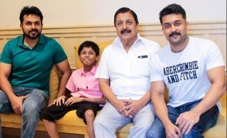 Suriya and his family met the special child KV Dinesh today