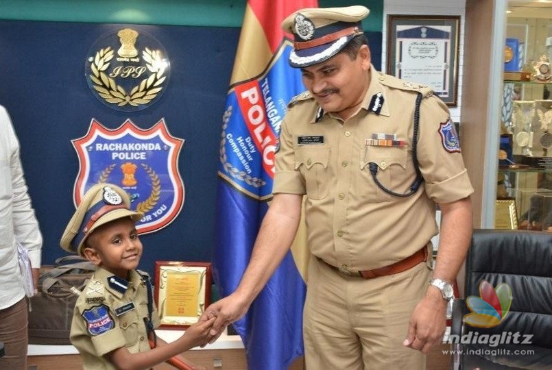 Six year old cancer patient becomes a police commissioner