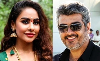 My Head on your feet Thala - Sri Reddy