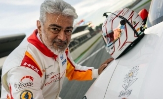 Ajith Kumar prepares his new race car with Tamil Nadu government's logo! - Viral pics