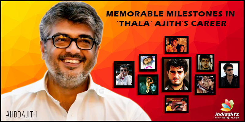 Memorable Milestones in 'Thala' Ajith's career