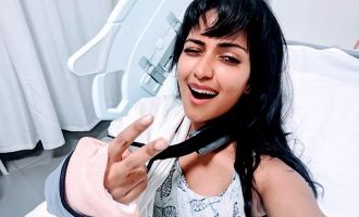 Amala Paul injured at shooting spot