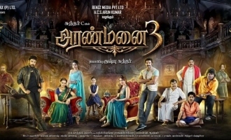 Arya-Sundar C- Vivek's spinechilling 'Aranmanai 3' motion poster is here