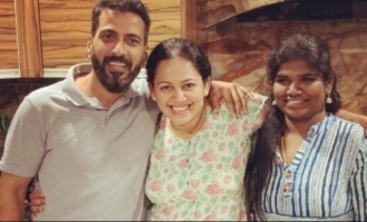 Bigg Boss 4 Archana Nisha Jithan Ramesh reunite after evicition photo