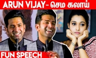 Arun Vijay trolls Priya Bhavani Shankar behaviour on sets