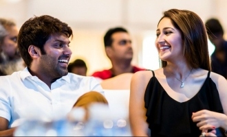 Celebrities' wishes pour in for Arya and Sayyeshaa