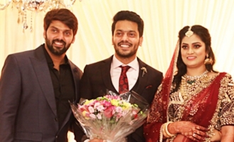 Actor Arya's Brother Sathya Wedding Reception