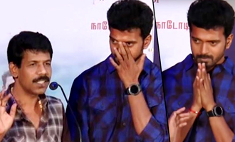 Director Bala's speech made Vikranth emotional at Thondan Audio Launchaac