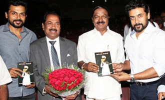 Suriya & Karthi Launched 'Naan Kanda MGR' Book