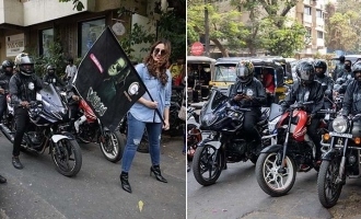 Huma Qureshi flags off Valimai rally ajithkumar boneykapoor HVinod zee5