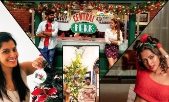 Celebrities Christmas celebration photos rock internet