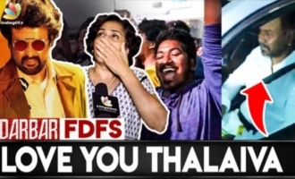 Rajini Fans Darbar FDFS Celebration at Rohini Theatre