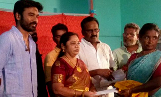 Dhanush donates 70 Lakhs to 125 Farmer Families