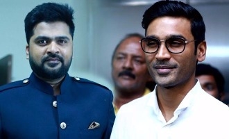 Dhanush request to simbu silambarasan sakka podu podu raja audio launch event