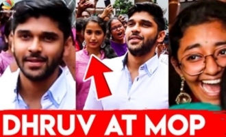 Dhruv Vikram entertains MOP Vaishnav girls