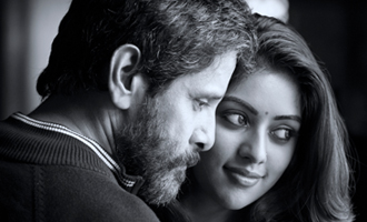 Where is Vikram's 'Dhruva Natchathiram' progressing?