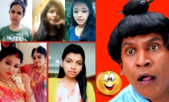 Pretty girls pay tribute to Vadivelu, Santhanam, Captain & others in LOL video