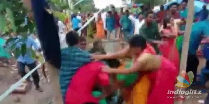 Bride and Bridegroom families attack each other violently for this silly reason!