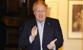 Boris Johnson Britain pm corona hospital admitted