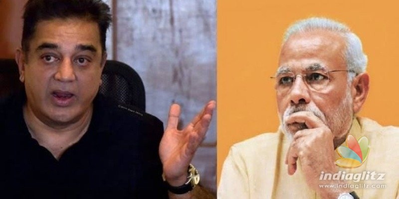 Call me an antinational, but your vision failed this time! - Kamal Haasan slams Modi govt!