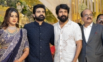 Celebrities at Sirish and Hasna Wedding Reception