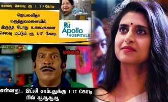 Kasturi and netizens troll Apollo's idli