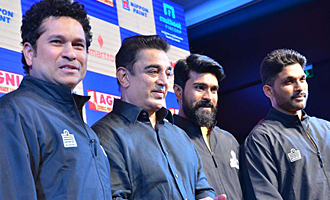 Tamil Thalaivaas new Jersey launched with Kamal Haasan Sachin Tendulkar