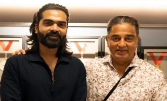 Simbu's amazing body transformation for 'STR 48' - Latest photos with Kamal go viral