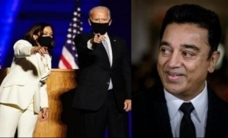 Kamal Haasan's congratulatory message to Joe Biden and Kamala Harris