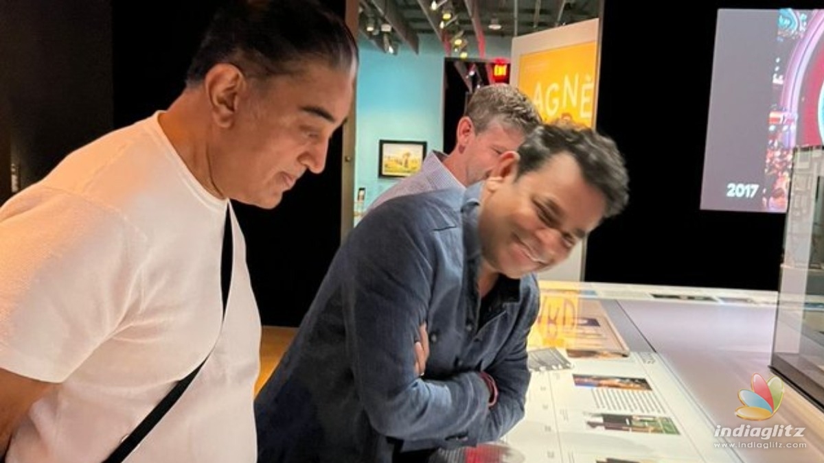 Kamal Haasan and A.R. Rahman visit Oscar Museum together adorable pics go viral