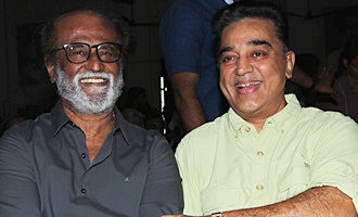 Kamal and Rajini at 'Kizhakku Appricavil Raju' Movie Pooja