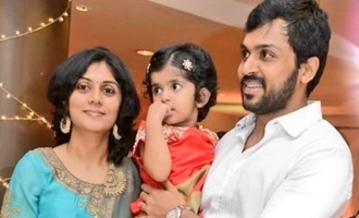 A joyful addition to Karthi's family soon