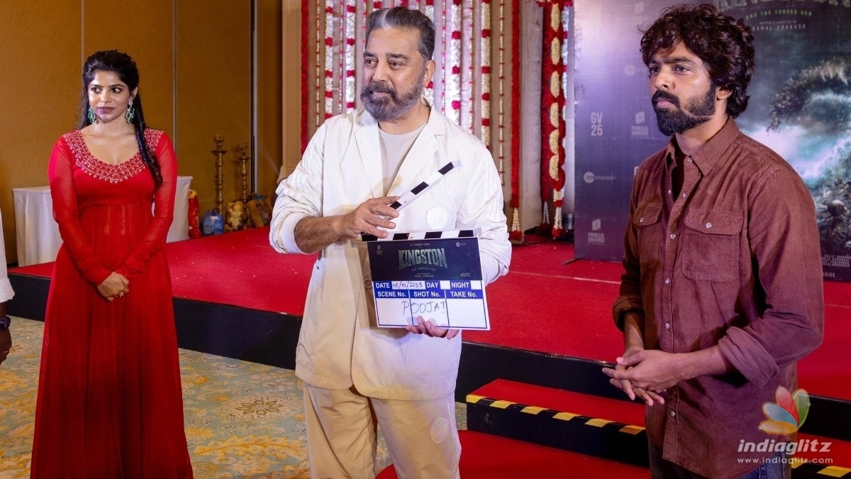 G.V. Prakashs milestone 25th film title and first look launched by Kamal Haasan