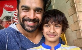 Madhavan's son Vedant wins gold medal