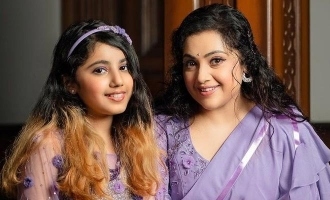 Actress Meena with daughter: photoshoot picture goes viral!