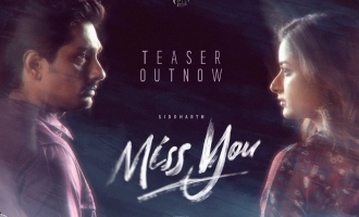 Siddharth falls for the wrong woman in this romantic tale: 'Miss You' teaser!