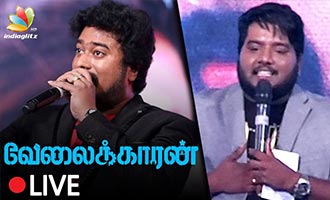 KPY Naveen's Mimicry Performance at Velaikaran Audio Launch