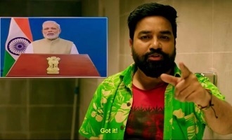 What is the role of Narendra Modi in Venkat Prabhu's 'Party' ?