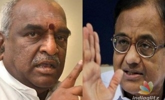 Chidambaram and Pon Radhakrishnan- war of words over 'Mersal'