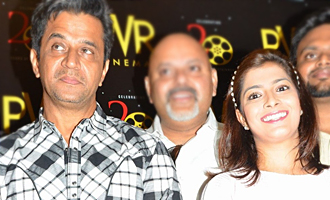 Arjun and Varalaxmi at PVR Cinemas Launch