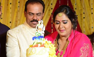 Actress Radha -  Rajasekaran Nair  25th year Wedding Anniversary