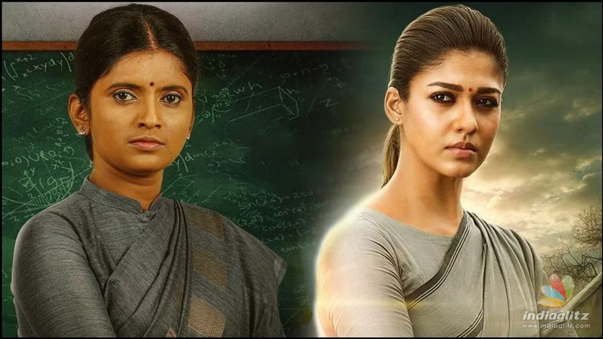 Rajalakshmi Senthils debut movie as heroine first look in Nayanthara mode