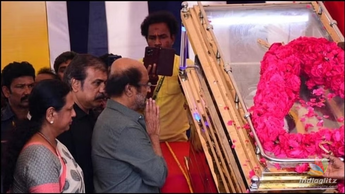 Superstar Rajinikanth’s heartfelt farewell to Captain Vijayakanth!